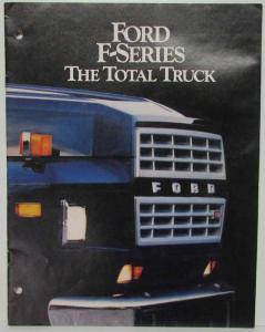 1984 Ford F-Series The Total Truck Sales Brochure F600 700 800 7000 8000