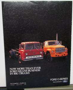 1985 Ford C-Series Truck Sales Brochure