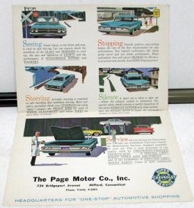 1960 Chevrolet Dealer Brochure Mailer Scheduled Chevy Guardian Maintenance