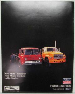 1986 Ford C-Series Truck Sales Brochure C-600 700 800 7000 8000