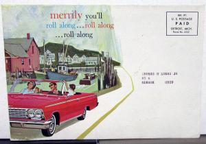 1962 Chevrolet Summer Service Maintenance Sales Folder Smelter Chevy Orig