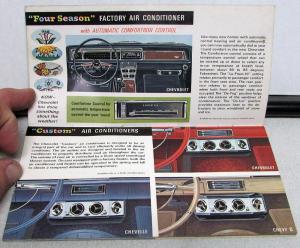 1966 Chevrolet Chevelle Chevy II Corvair Corvette Accessories Sales Brochure