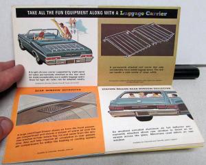 1966 Chevrolet Chevelle Chevy II Corvair Corvette Accessories Sales Brochure