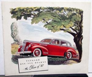 1941 Packard One Ten Deluxe Color Dealer Sales Brochure ORIGINAL