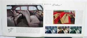 1941 Packard One Ten Deluxe Color Dealer Sales Brochure ORIGINAL