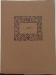 1936 Lincoln Judkins & LeBaron Color Plates In Portfolio Cover Original