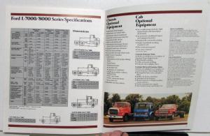 1988 Ford L-7000 8000 Truck Sales Brochure
