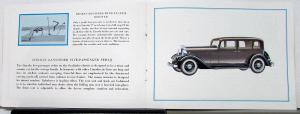 1932 Lincoln Sales Brochure The New 8 cylinder Motor Car With Envelope