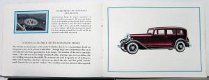 1932 Lincoln Sales Brochure The New 8 cylinder Motor Car With Envelope