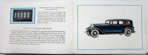 1932 Lincoln Sales Brochure The New 8 cylinder Motor Car With Envelope