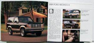 1989 Ford Trucks Sales Brochure F-Series Ranger Bronco Aerostar Econoline