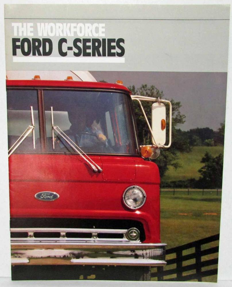 1989 Workforce Ford C-Series Trucks Sales Brochure
