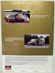 1989 Ford Workforce for Construction Service Sales Brochure
