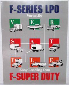 1989 1990 Ford F-Super Duty & F-Series LPO Sales Folder