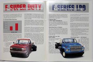 1989 1990 Ford F-Super Duty & F-Series LPO Sales Folder