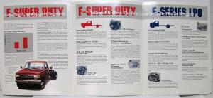 1989 1990 Ford F-Super Duty & F-Series LPO Sales Folder