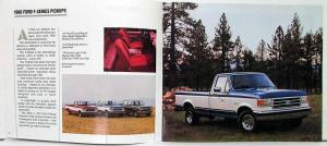 1990 Ford Trucks Sales Brochure F-Series Ranger Bronco Aerostar Econoline