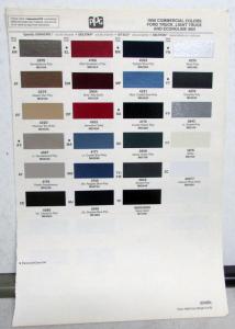 1990 Ford Truck Paint Chips by PPG