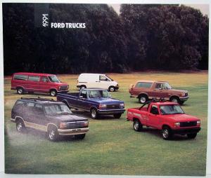 1991 Ford Trucks Sales Brochure F-Series Ranger Bronco Aerostar Econoline