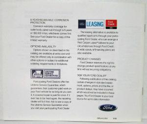 1991 Ford Trucks Sales Brochure F-Series Ranger Bronco Aerostar Econoline