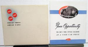 Original 1936 1937 1938 Lincoln Zephyr V-12 Used Cars Brochure W/Envelope