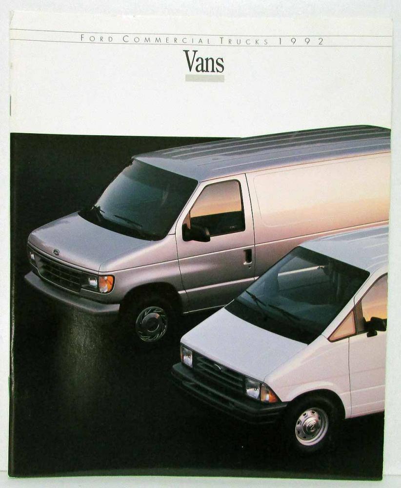 1992 Ford Commercial Trucks - Vans Sales Brochure