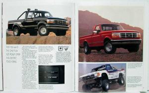 1992 Ford F-Series Pickups Sales Folder F-150 F-250