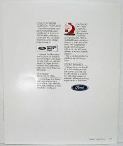 1992 Ford F-Series Pickups Sales Folder F-150 F-250