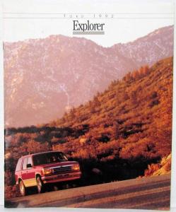 1992 Ford Explorer Sales Brochure
