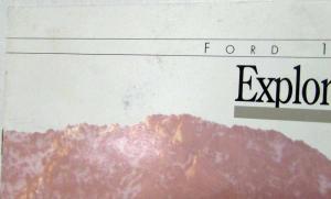 1992 Ford Explorer Sales Brochure