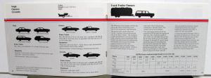 1974 Chevrolet Dealer Sales Brochure Trailering Guide Car & Truck Options Specs