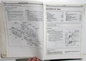 1990 Ford Truck Shop Manual Service Body/Electrical Aerostar Ranger Bronco II