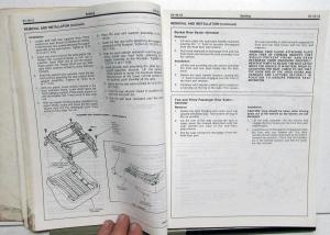 1990 Ford Truck Shop Manual Service Body/Electrical Aerostar Ranger Bronco II