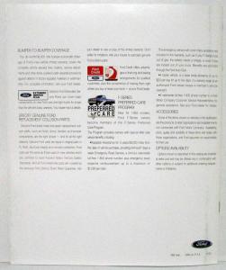 1993 Ford F-Series Pickups Sales Brochure F-150 F-250 F-350