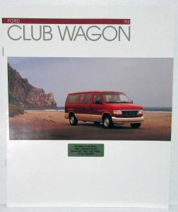 1993 Ford Club Wagon Sales Brochure