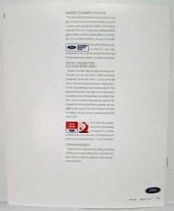1993 Ford Club Wagon Sales Brochure