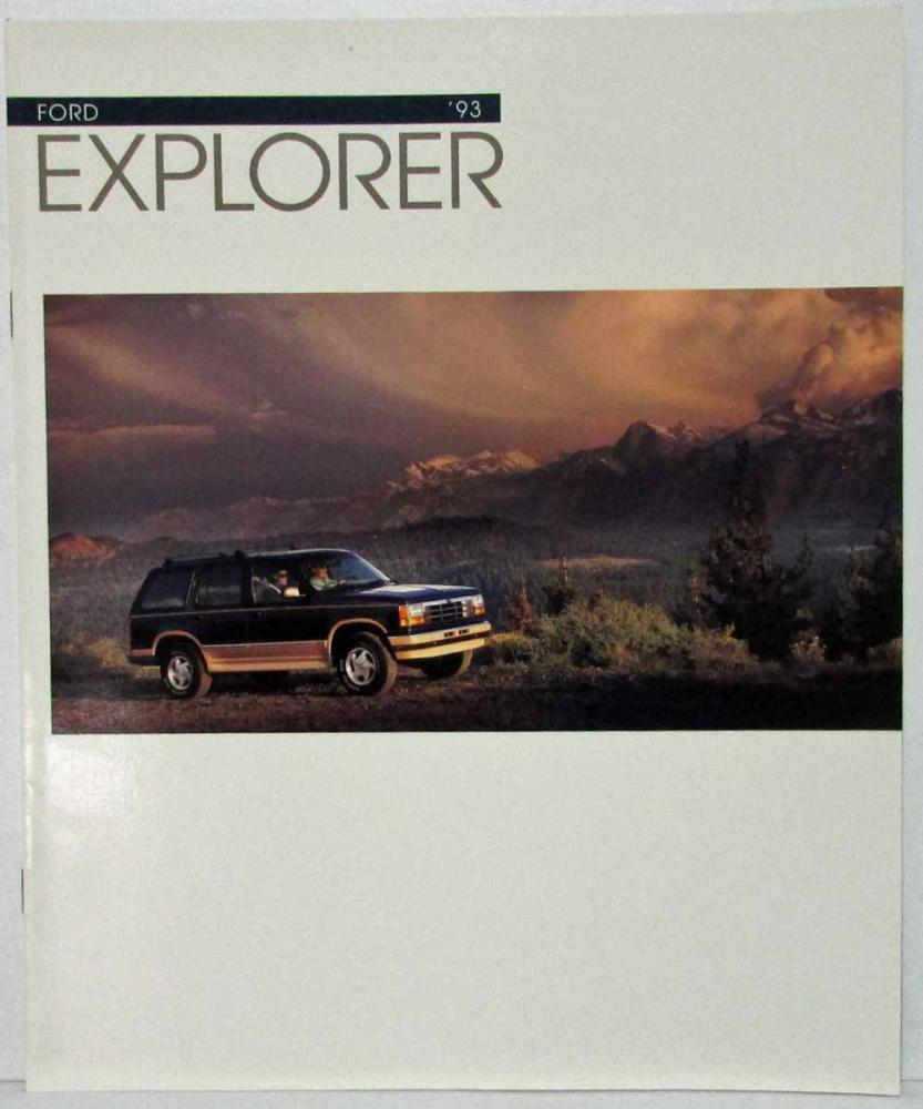 1993 Ford Explorer Sales Brochure