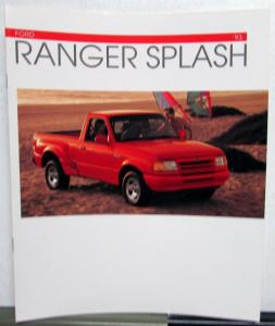 1993 Ford Ranger Splash Sales Brochure