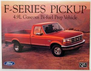 1994 Ford F-Series Pickup Gaseous Bi-Fuel Prep Vehicle Spec Sheet
