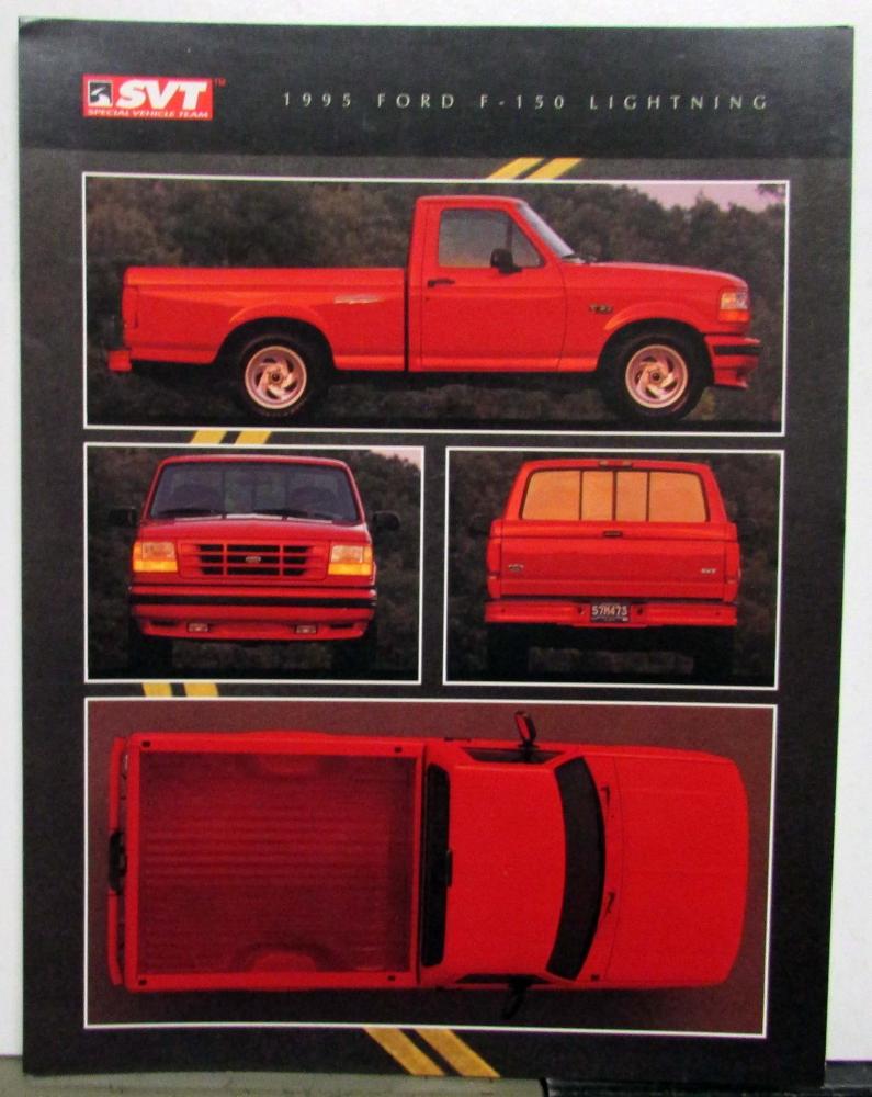 1995 Ford SVT F-150 Lightning Spec Sheet