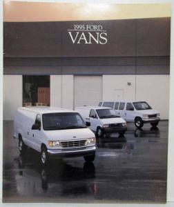 1995 Ford Vans Sales Brochure