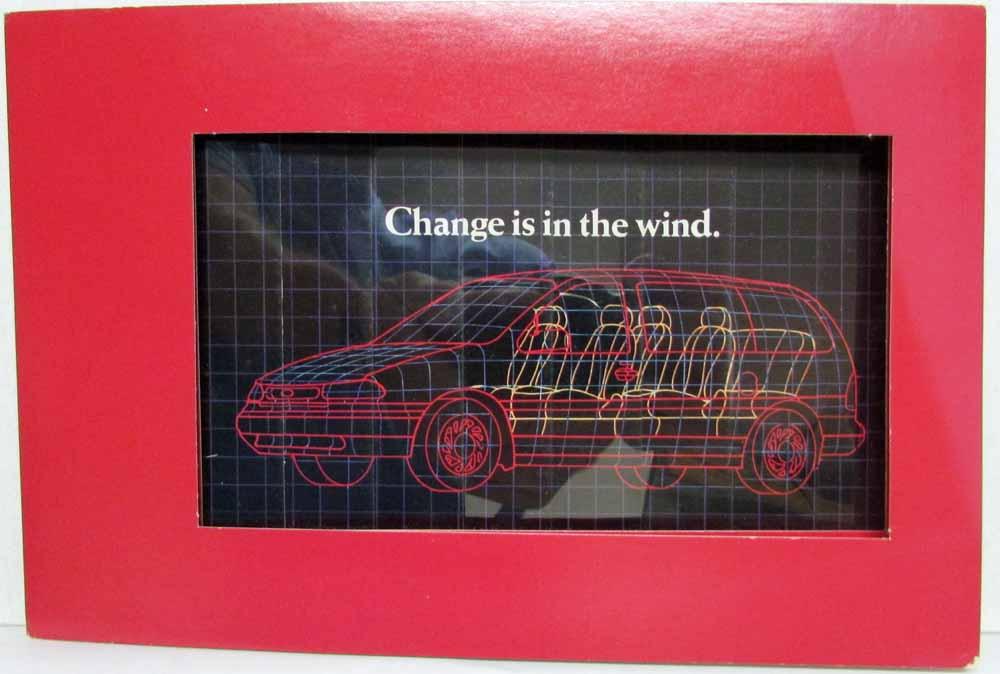 1995 Ford Windstar Change is in the Wind Sales Brochure