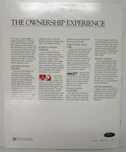 1995 Ford Windstar Sales Brochure