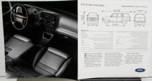 1995 Ford Explorer Sales Folder