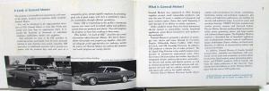 1971 GM Corporation Year In Review Brochure Stockholders Report General Motors