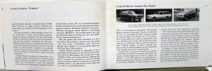 1971 GM Corporation Year In Review Brochure Stockholders Report General Motors