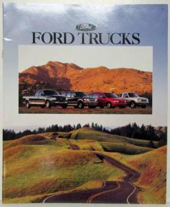 1996 Ford Trucks Sales Brochure F-Series Ranger Bronco Explorer Windstar 97 F150