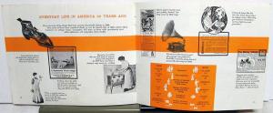1958 GM General Motors Employee Brochure 50th Anniversary A Look Back