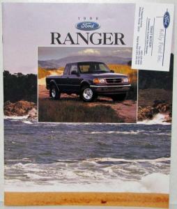1996 Ford Ranger Sales Brochure with Business Card