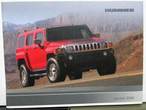 2006 Hummer Geneva Auto Show Press Kit Folder & Photo CD Original